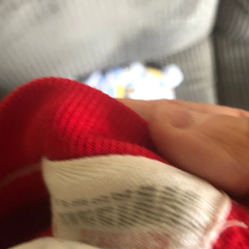 Men’s Red Polo-Style Top